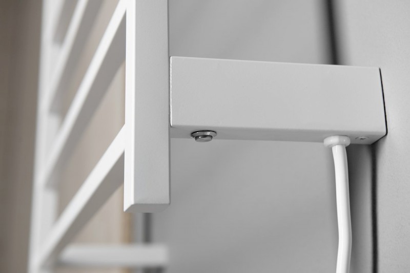 ELZOR elektrický sušák ručníků 500x470 mm, 60 W, bílá mat EB500