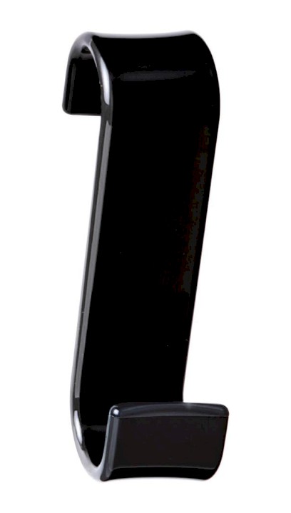 Háček na otopná tělesa, termoplast, černá 202514