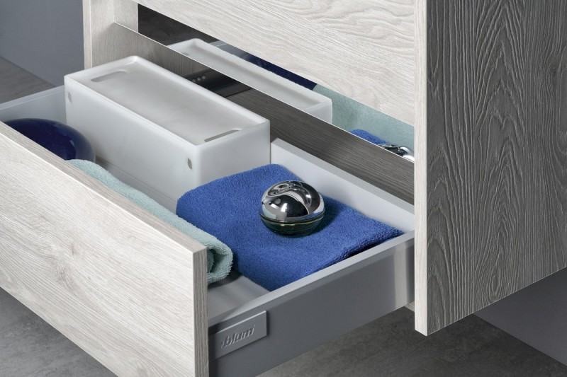 NIRONA umyvadlová skříňka 57x51,5x43 cm, dub Mocca NR060-1212