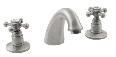 ANTEA tříprvková umyvadlová baterie s výpustí, nikl 3028