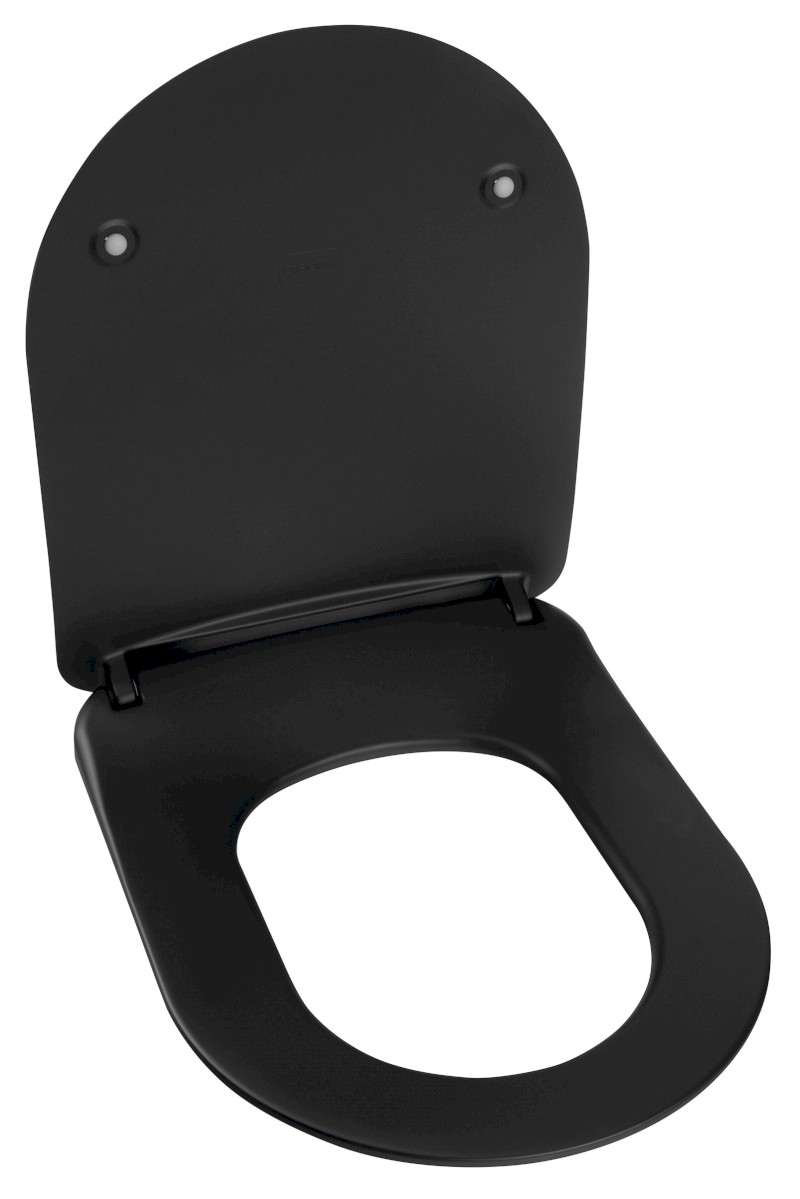 PAULA WC sedátko, SLIM, Soft Close, černá mat KC0903.01.2100E