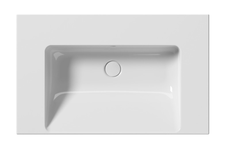 NORM keramické umyvadlo 80x50cm, BEZ OTVORU, bílá ExtraGlaze 8634011