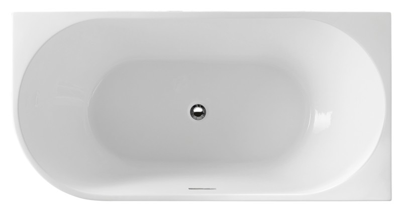 TIBERA R rohová stojící vana, 140x70cm, bílá E1055