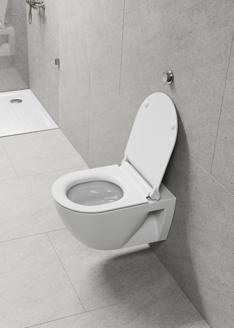 PURA ECO závěsná WC mísa, Swirlflush, 36x55cm, bílá ExtraGlaze 880711