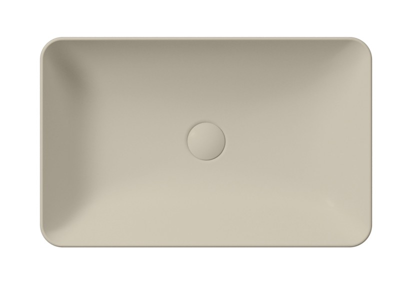 NUBES keramické umyvadlo na desku 60x38cm, creta mat 903608