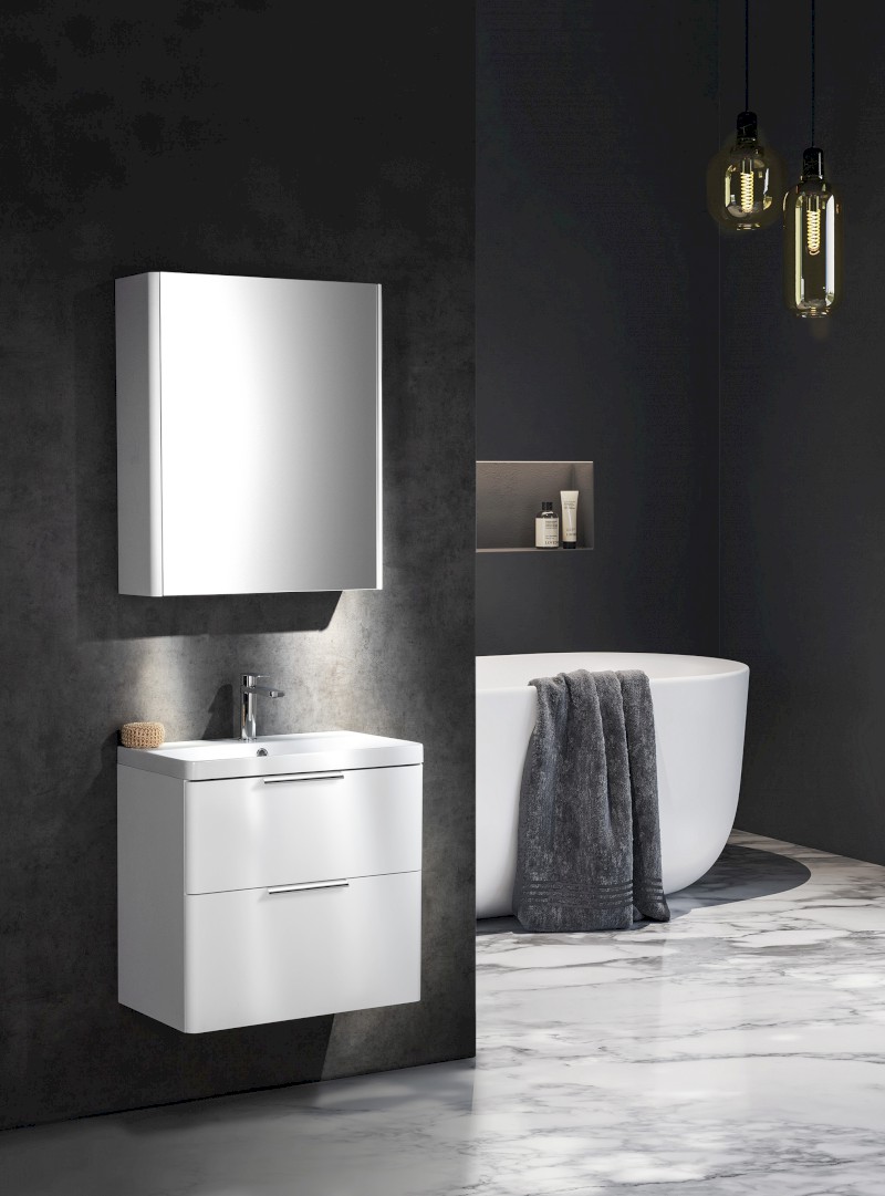 DENEB galerka 60x70x18cm, bílá mat DN060