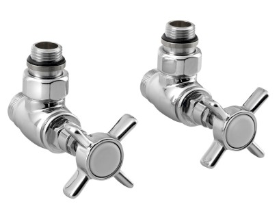 STAR připojovací sada ventilů ruční rohová, chrom CP5020S