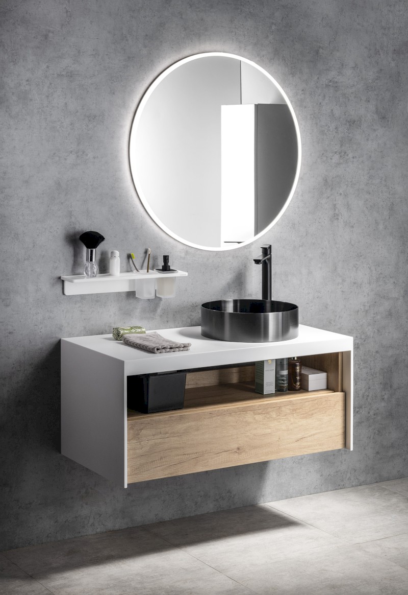 VISO kulaté zrcadlo s LED osvětlením ø 70cm VS070