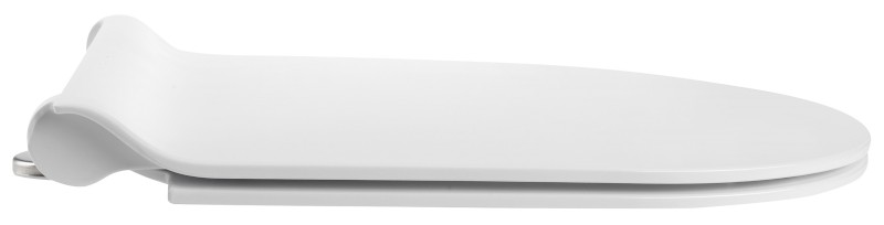 WC sedátko, SLIM, Soft Close, Quick Release, bílá/chrom MS86CSN11