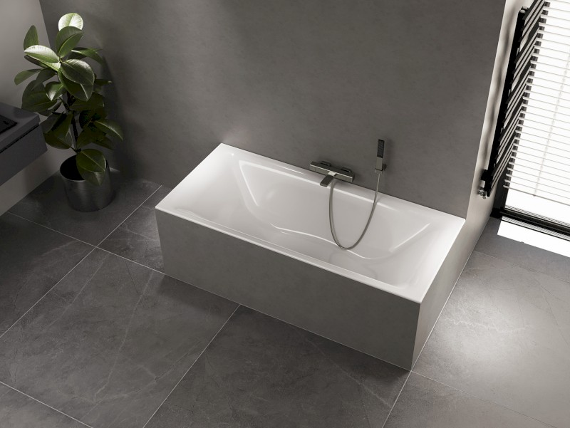 KALDERA SLIM obdélníková vana 180x80x40cm, bílá 60611S