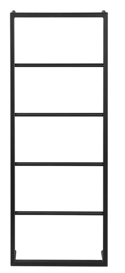 SKA nástěnný sušák ručníků 450x1150x100mm, černá mat SKA501