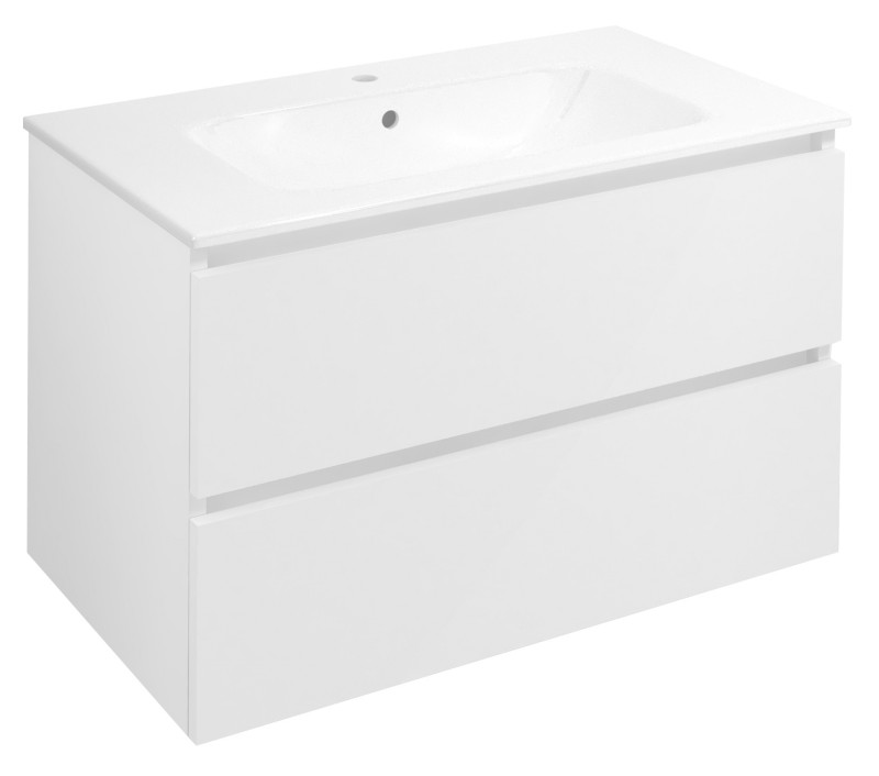 EZARA umyvadlová skříňka 79,8x52x46cm, bílá lesk EZ801-3030