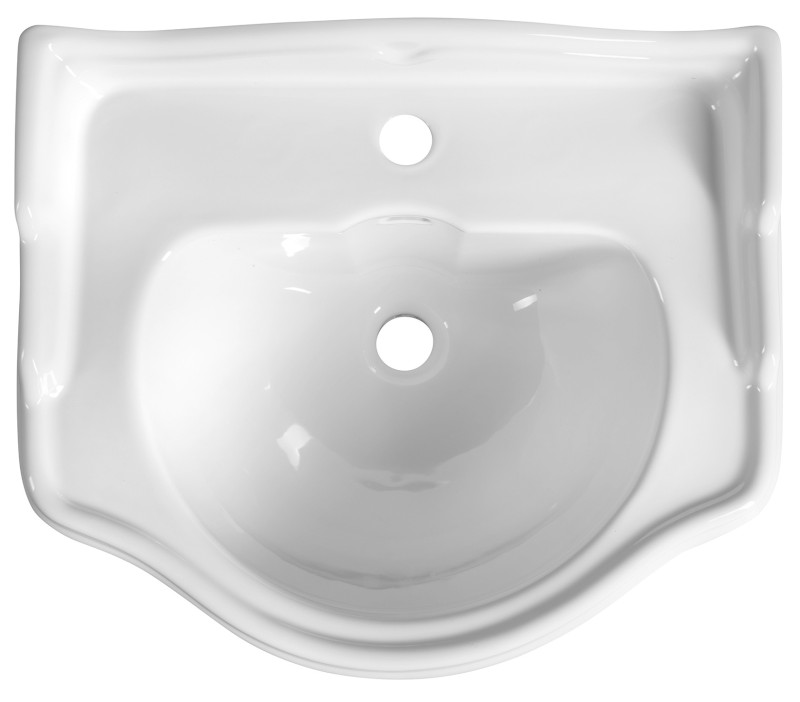 RETRO keramické umyvadlo 56x46,5cm, bílá 104501