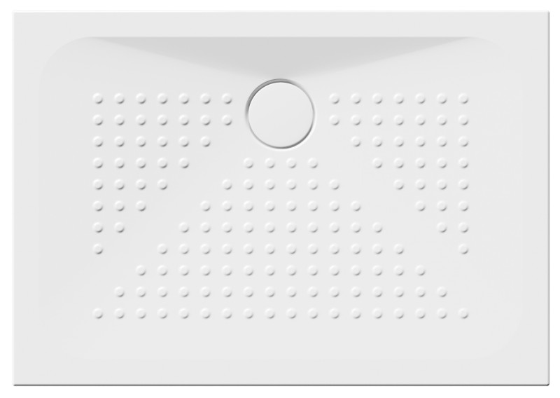 Keramická sprchová vanička, obdélník 100x70x4cm, bílá ExtraGlaze 47100711