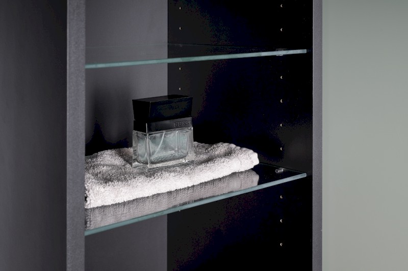 KERALA skříňka vysoká 38x143x32cm, 2x dvířka, levá/pravá, verde/antracit matný KR350-4434