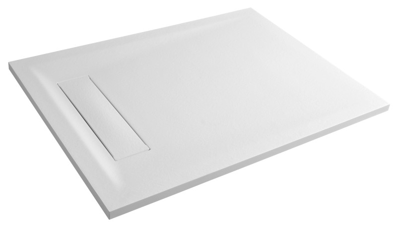 ELEA sprchová vanička litý mramor, 140x90cm, bílá PEL14090