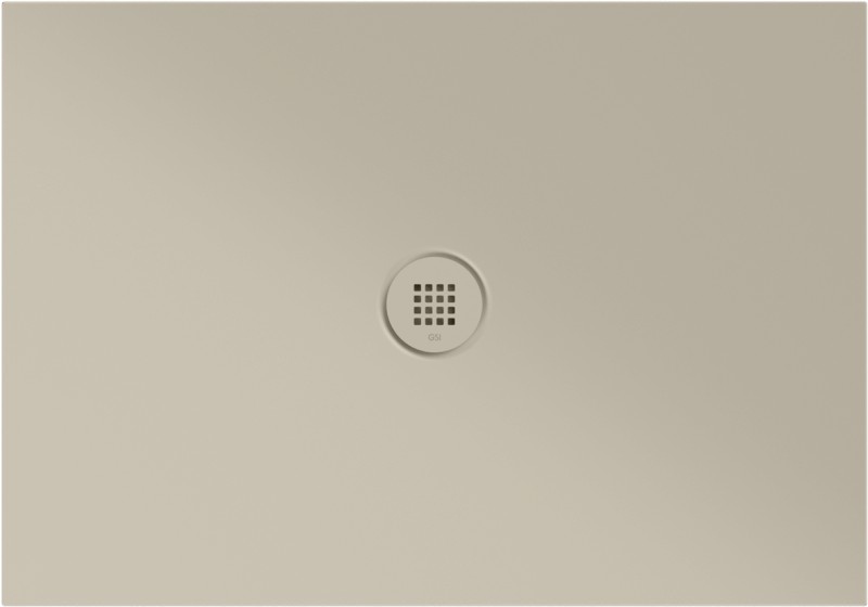 Keramická sprchová vanička, obdélník 100x70x2cm, creta mat 46100708