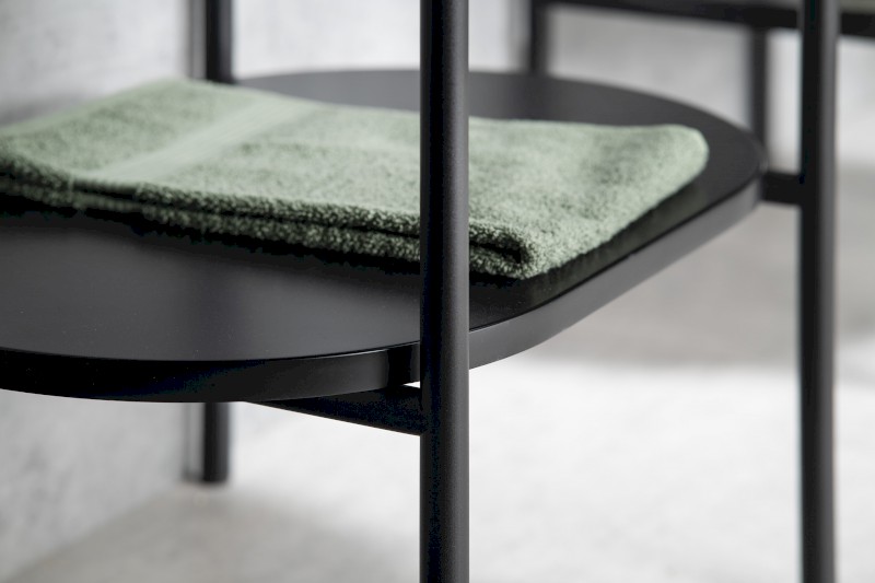 PUNO podstavec pod umyvadlo 550x795x396mm, černá SKA590-2