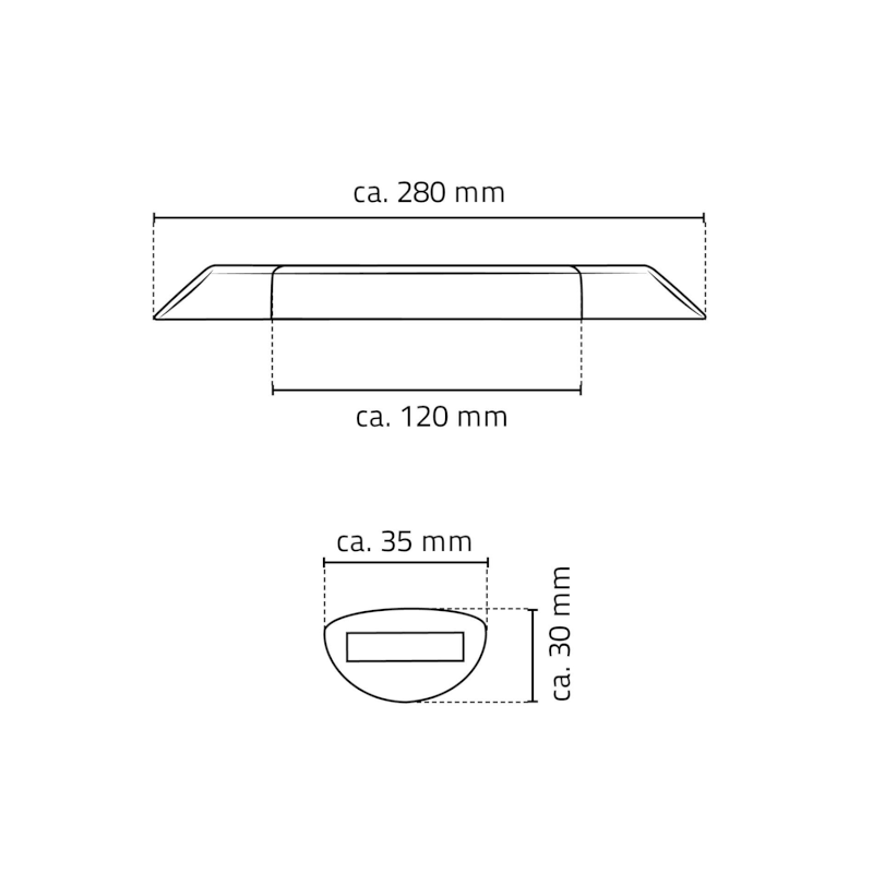 Nástěnná opěrka nohy s protiskluzem, nerez lesk A250100