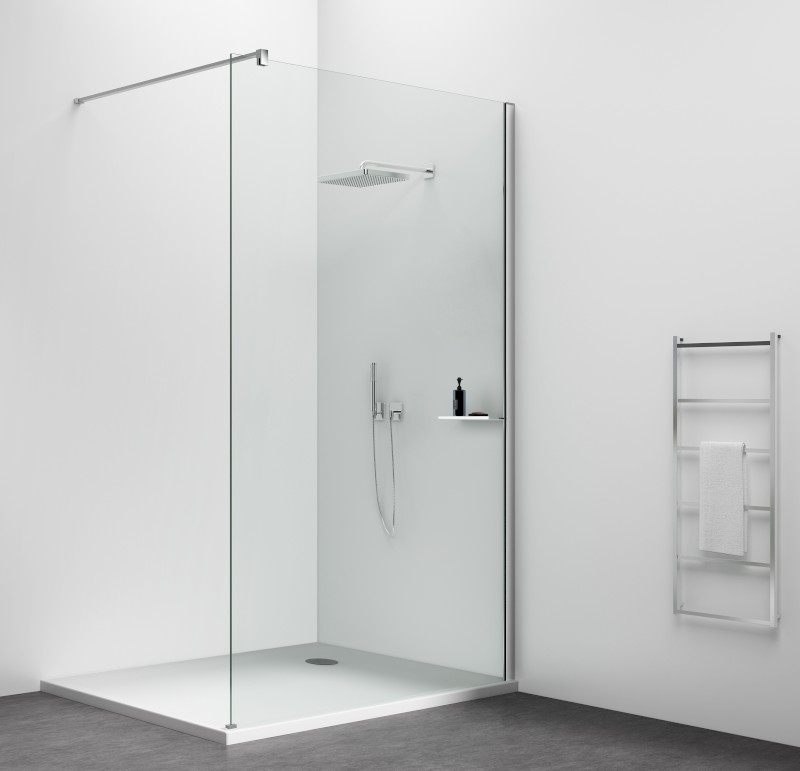 ESCA SHELF polička do profilu 230x120mm, chrom ES8410