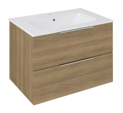 CIRASA umyvadlová skříňka 69,8x52x46cm, dub cuneo CR701-2525
