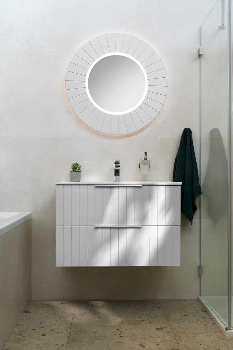 CIRASA STRIP umyvadlová skříňka 79,8x52x46cm, bílá mat CR801-3131S