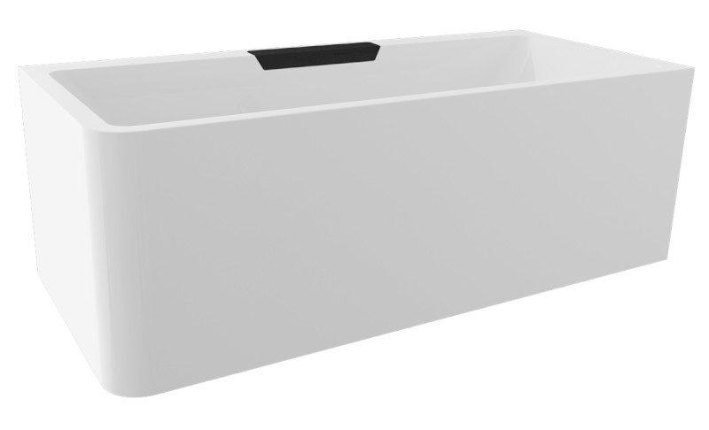 CASCATA R MONOLITH obdélníková vana 180x80x60cm, kaskáda černá 73836MR.102