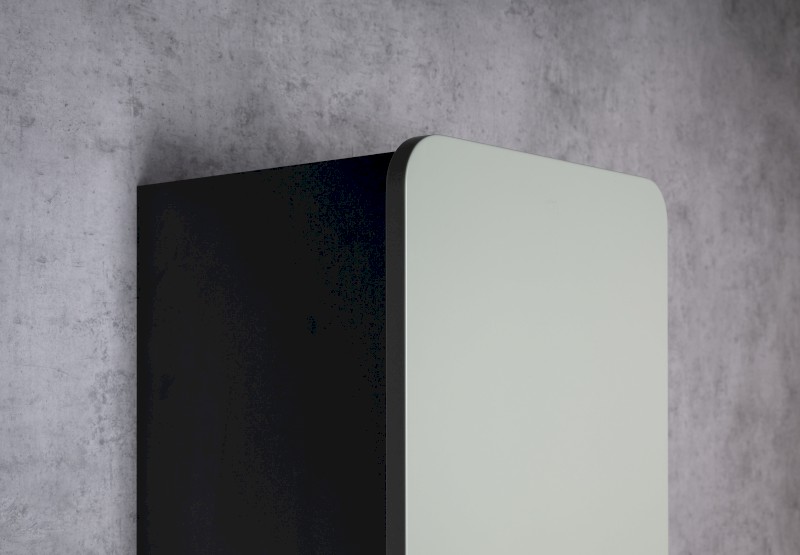 KERALA skříňka vysoká 38x143x32cm, 2x dvířka, levá/pravá, siena/antracit matný KR350-4234