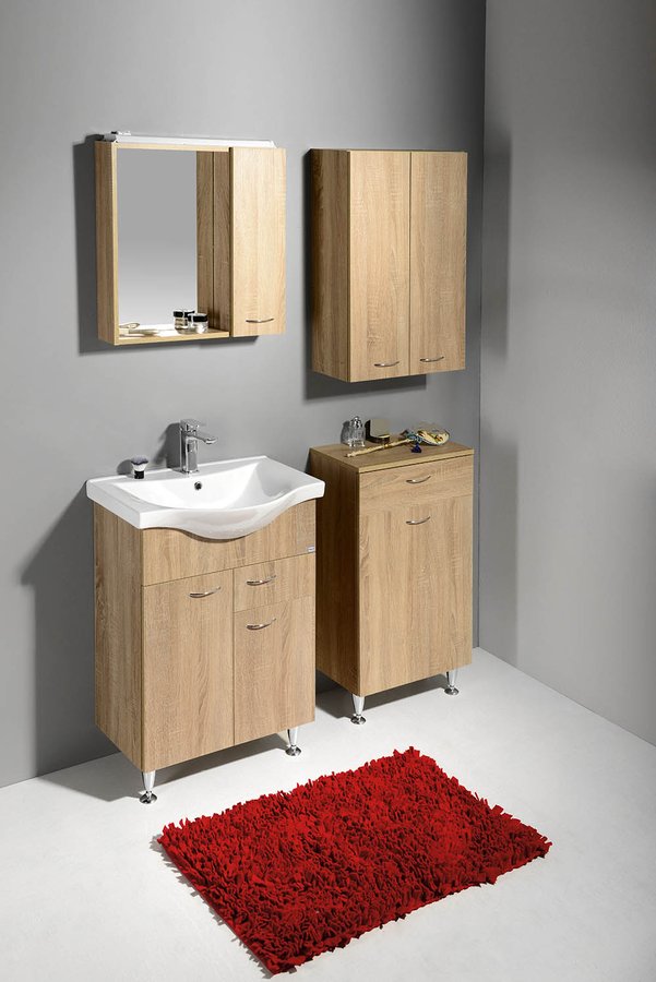 ZOJA/KERAMIA FRESH skříňka horní 50x76x23cm, dub platin 51304