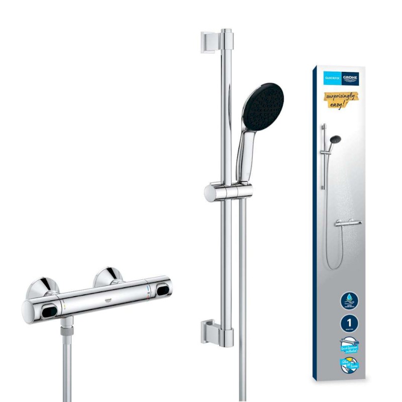 Precision Flow Sprchový set s termostatem, chrom GROHE 34800001