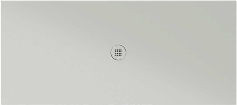 Keramická sprchová vanička, obdélník 180x80x2cm, cenere mat 46180817