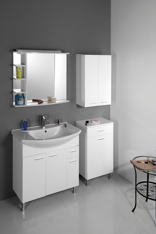 ZOJA/KERAMIA FRESH skříňka spodní s košem 50x78x29cm, bílá 51310