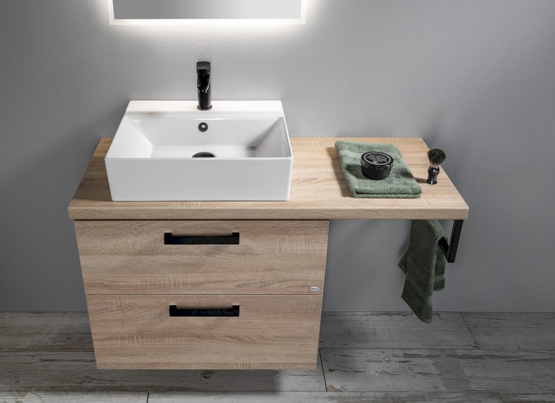 VEGA deska pod umyvadlo 104x45cm, dub platin VG710