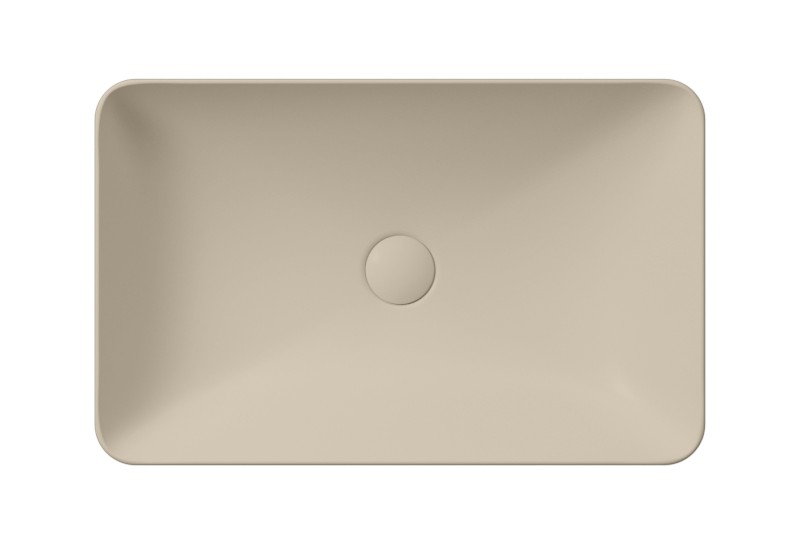 PURA keramické umyvadlo na desku 60x38cm, creta mat 883708