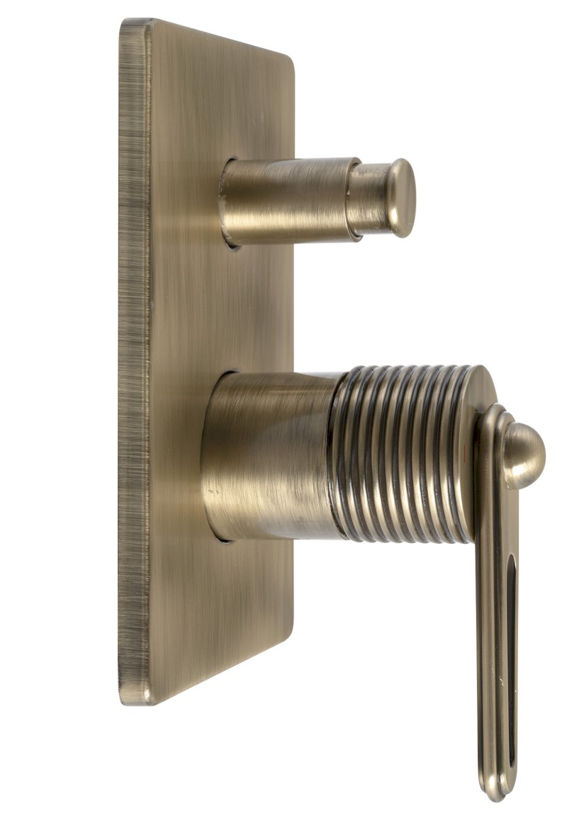 BEBÉ podomítková sprchová baterie, 2 výstupy, bronz BB042/18