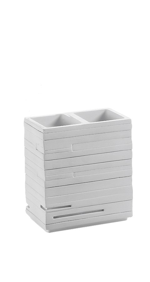 QUADROTTO držák kartáčků na postavení, bílá QU9802