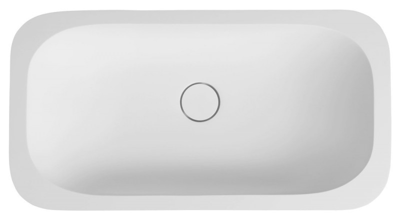 IMPALA umyvadlo pod desku, Rockstone, 58,8x35,5cm, bílá mat IM540