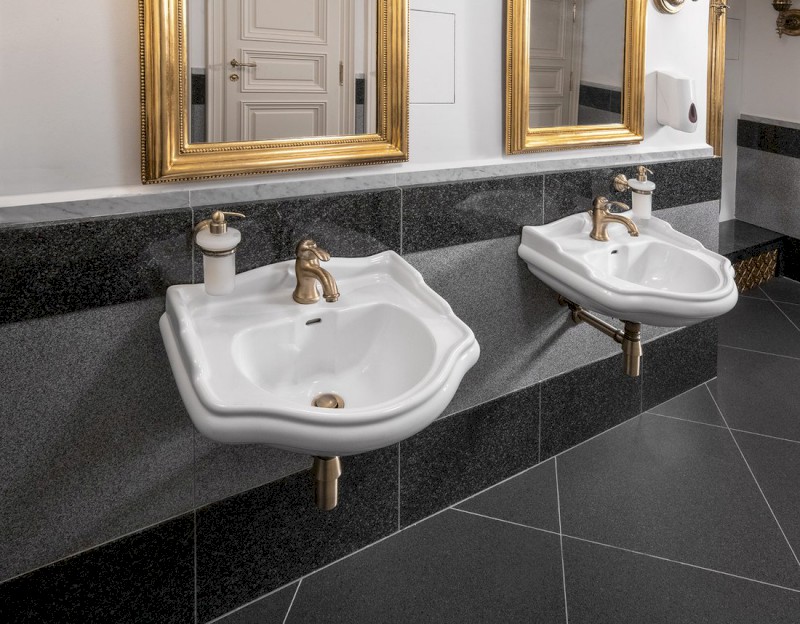 RETRO keramické umyvadlo 69x52cm, bílá 104601