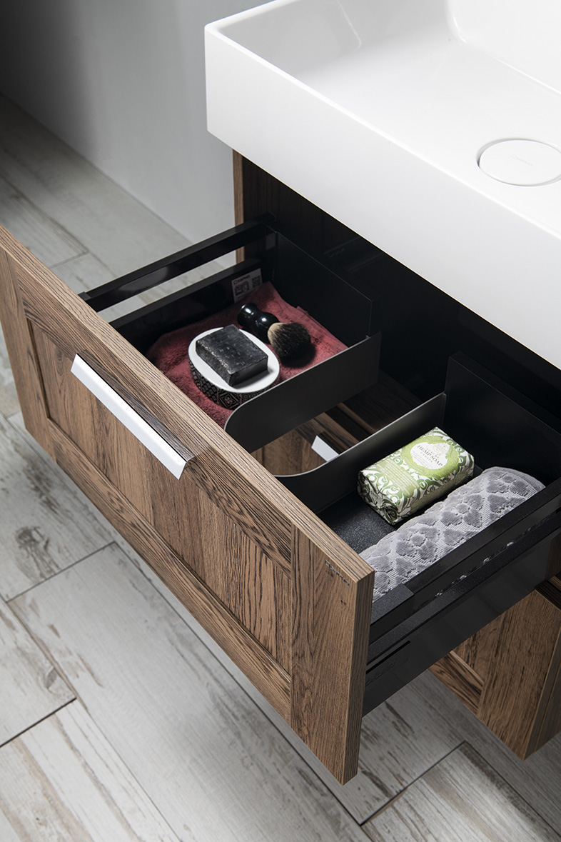 AMIA umyvadlová skříňka 59x60x45cm, dub Texas AM060-2020