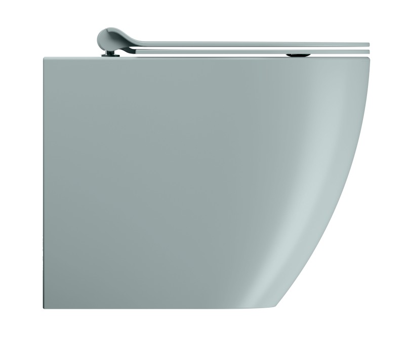 PURA WC mísa stojící, Swirlflush, 36x55cm, spodní/zadní odpad, ghiaccio dual-mat 889015