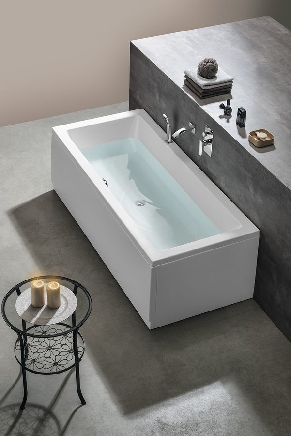 MIMOA obdélníková vana 170x80x39cm, bílá 71713