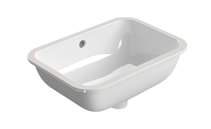 PURA/CLASSIC keramické umyvadlo pod desku 35x50cm, bílá ExtraGlaze 724711