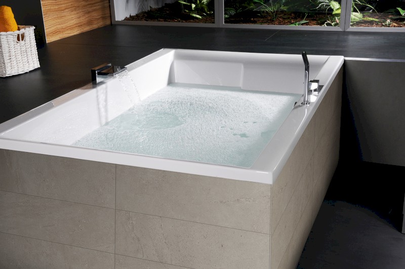 DUPLA obdélníková vana s konstrukcí 180x120x54cm, bílá 13711