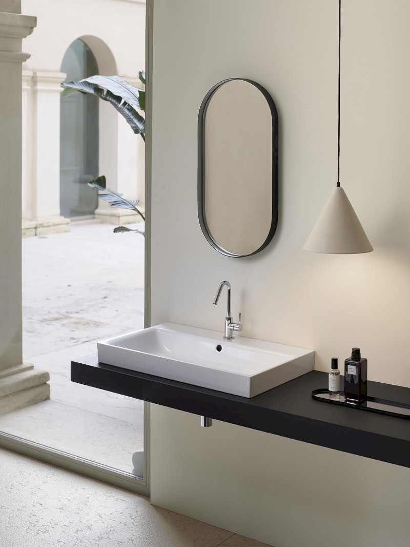 NUBES keramické umyvadlo 80x50cm, bílá ExtraGlaze 9622111