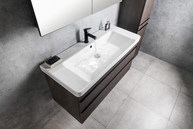 THALIE 105 keramické umyvadlo nábytkové 105x46cm, bílá TH11105