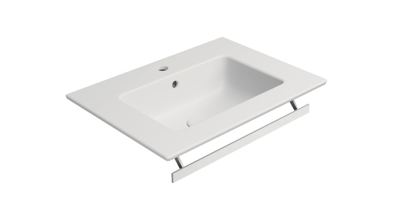 PURA keramické umyvadlo Slim 62x46cm, bílá mat 8884109