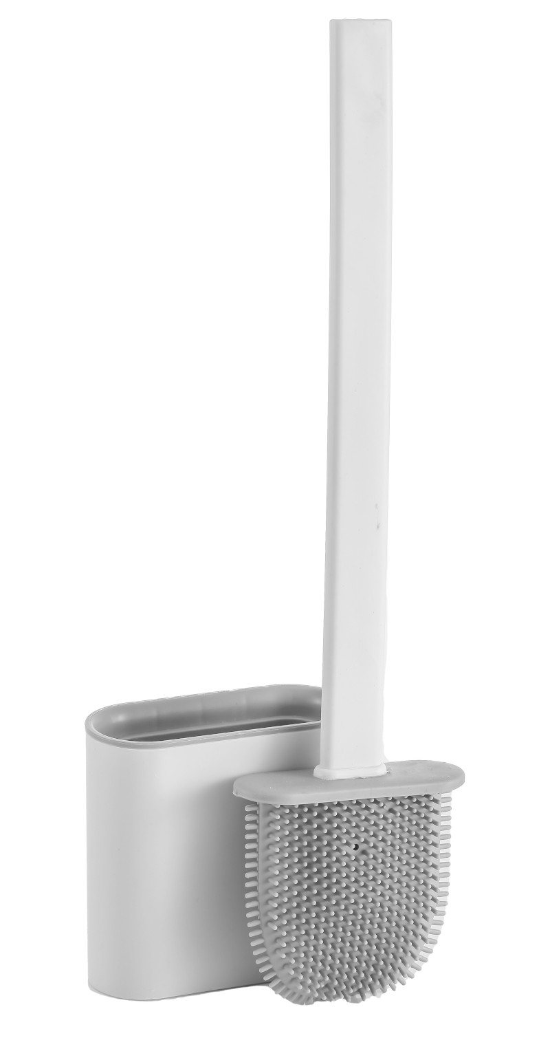 SANA WC silikonová štětka závěsná/na postavení, bílá mat BS010