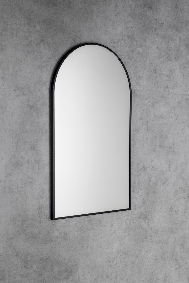 AROWANA zrcadlo v rámu 55x95cm, černá mat AWB5595