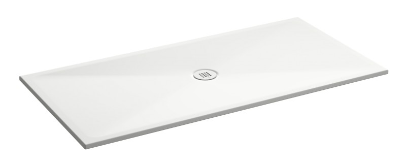 Keramická sprchová vanička, obdélník 160x80x2cm, bílá mat 46160809