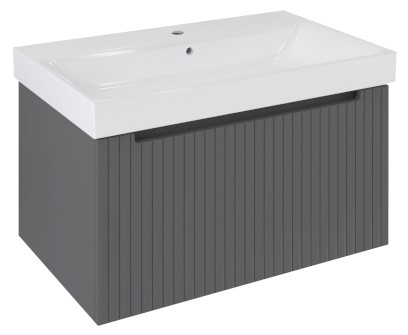 NELIO STRIP umyvadlová skříňka 76,5x44x49cm, 1x zásuvka, carina NL080-4141S
